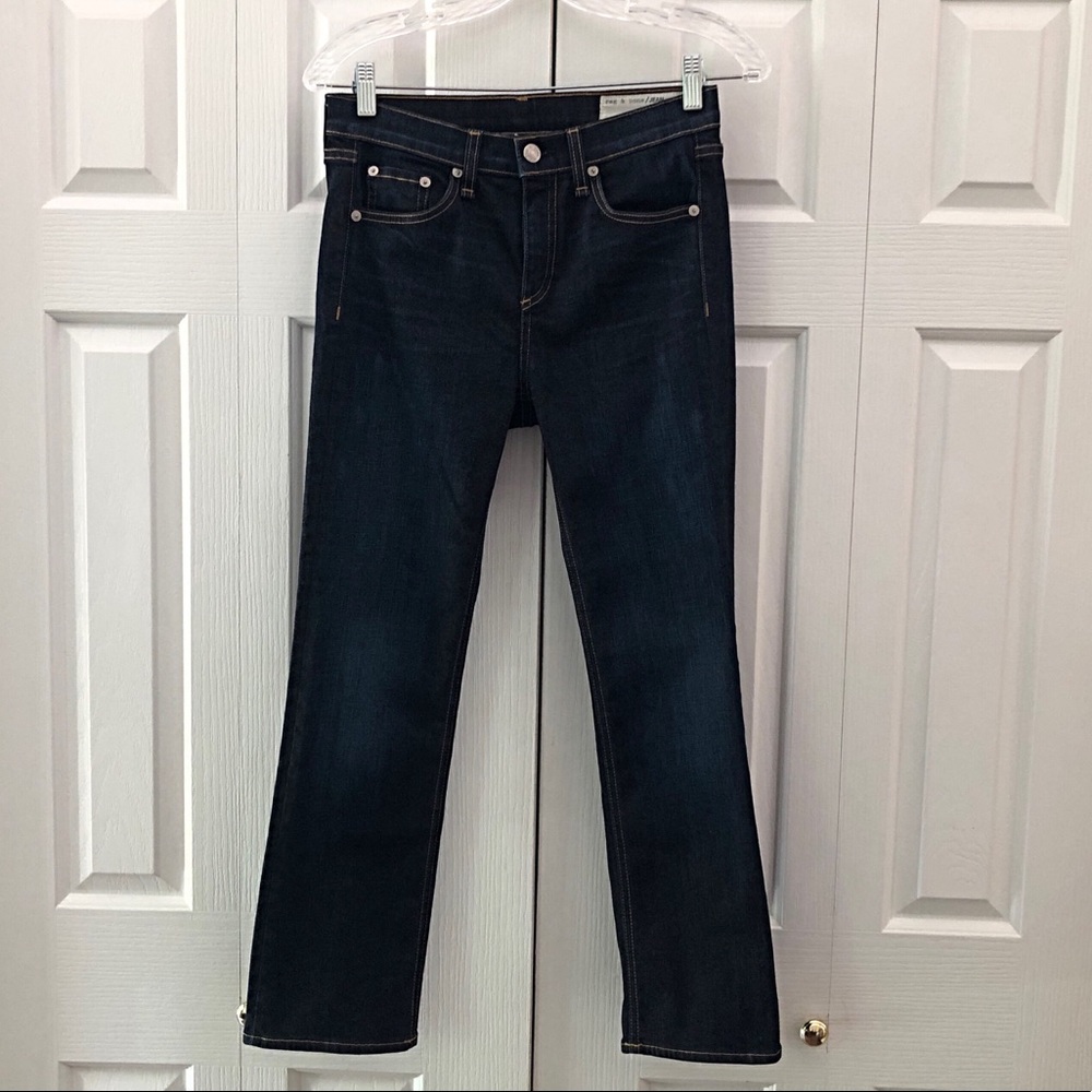 rag & bone 10 Inch Crop Kensington